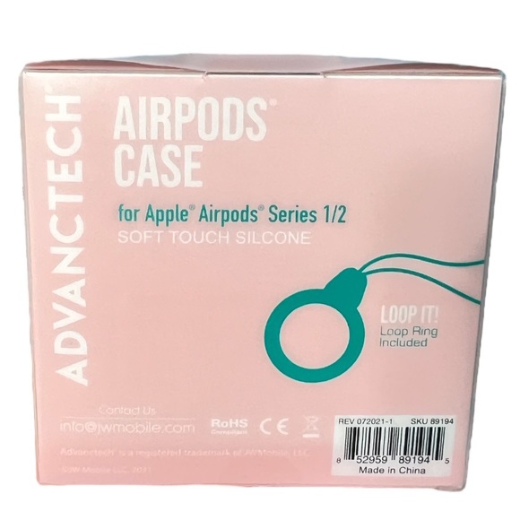 Advanctech Ice Cream AirPods Protective Silicone Case NIB - Picture 2 of 2